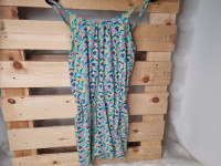 Combi short à motif mauve turquoise jaune - photo 7