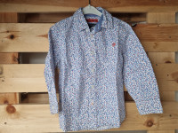 Chemise blanc pois bleu - photo 7