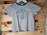Pyjama short gris et turquoise - photo 7