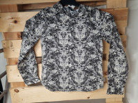 Chemise chamaré ecru et noir - photo 7