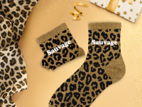 Chaussettes à paillettes Dame - Leopard Sauvage - photo 7