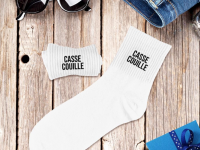Chaussettes Homme - Casse couille blanches - photo 7