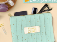 Pochette gaze de coton - Merci pour cette année - photo 7
