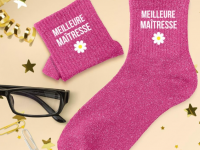 Chaussettes à paillettes - Meilleure maîtresse - photo 7