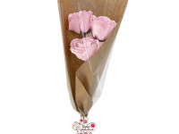 Bouquet fleurs de savon - 3 roses - Super institutrice - photo 7