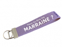 Porte clé violet - Veux tu être ma marraine ? - photo 7