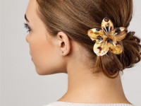 Pince à cheveux fleurs paillettes Leopard - photo 8