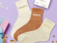 Coffret trio chaussettes paillettes Blondinette - photo 7