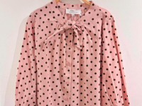 Blouse rose à pois - photo 7