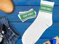 Chaussettes à message Good Vibes - photo 7