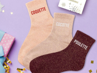 Coffret trio de chaussettes à paillettes Dame - Cocotte - photo 7