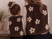 Gilet sans manches moumoute marron - 26297 - photo 9