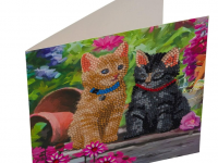 CRYSTAL ART Kit Carte à diamanter 18x18cm Chatons - photo 8