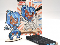 GRAPH'IT CHIBIS - KIT COLORIAGE FIGURINE - MAGICAL GIRL - photo 7