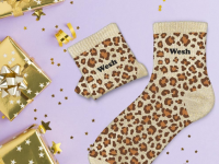 Chaussettes à paillettes Dame - Leopard Wesh - photo 7