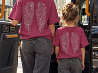 T-shirt framboise angel - 26298 - photo 7