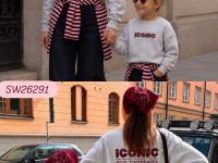 Sweat Iconic bandana Prune - 26191- Dame - photo 7