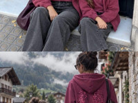 Gilet Angel Prune - 26299 - Dame - photo 7