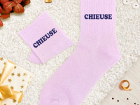 Chaussettes paillettes Dame - Chieuse Tuftées - photo 7