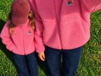 Veste moumoute avec patch Fushia - V26307 - photo 8